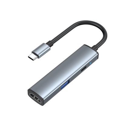 100WPD Charging USB C Hubs 3/4 In 1 Adapter With 4K HDTV And 5Gbps USB3.0 Portable Docking Station For Laptops Portable Docking Station For Laptop