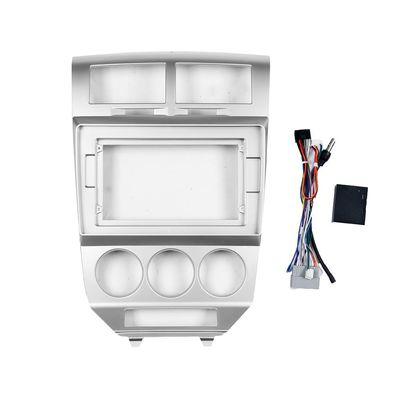 Car Stereo Navigation 10" Android Radio Mounting Frame Mask Bracket with Wiring Harness Specific Designed for Dodge Caliber 2007 2008 2009 2010