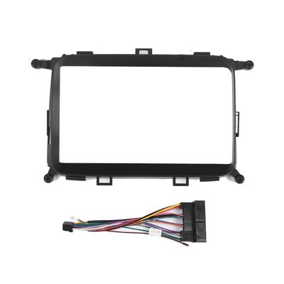Car Stereo Navigation 9" Android Radio Mounting Frame Mask Bracket with Wiring Harness Specific Designed for Kia Carens Rondo 2014 2015 2016 2017