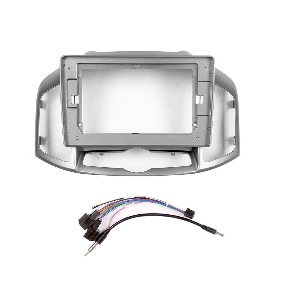 9" Car Stereo Navigation FM Radio Mounting Frame Bracket with Wiring Harness Compatible with Chevrolet Captiva 2011 2012 2013 2014 2015 2016 2017