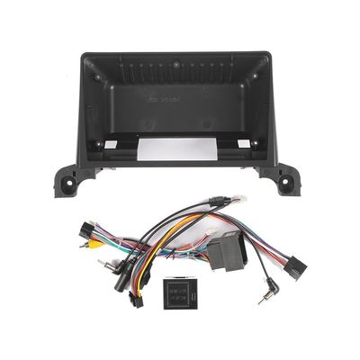 Car Stereo Navigation 9" Android Radio Mounting Frame Mask Bracket with Wiring Harness Specific Designed for Peugeot 4008/5008 2017 2018 2019