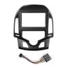 Car Stereo Navigation 9" Android Radio Mounting Frame Mask Bracket with Wiring Harness Specific Designed for Hyundai I30 2009 2010 2011 AT view 1