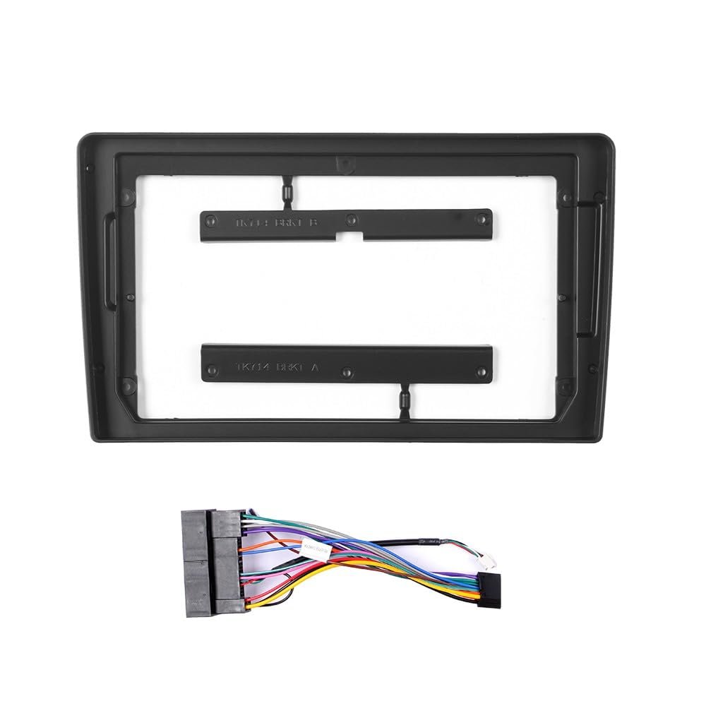 Car Stereo Navigation 9" Android Radio Mounting Frame Mask Bracket with Wiring Harness Specific Designed for Kia K5 2014