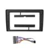 Car Stereo Navigation 9" Android Radio Mounting Frame Mask Bracket with Wiring Harness Specific Designed for Kia K5 2014 view 1