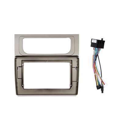 10.1" Car Stereo Navigation FM Radio Mounting Frame Bracket with Wiring Harness Compatible with VW Touran 2011 2012 2013 2014 2015