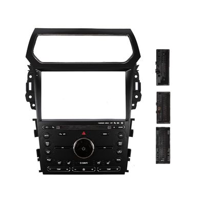 Car Stereo Navigation 10" Android Radio Mounting Frame Mask Bracket with Wiring Harness Specific Designed for Ford Explorer 2011 2012 2013 2014 2015 2016 2017 2018 2019