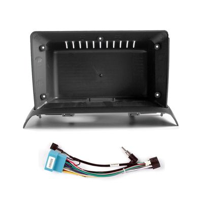 Car Stereo Navigation 9" Android Radio Mounting Frame Mask Bracket with Wiring Harness Specific Designed for Suzuki SOLIO 2002 2003 2004 2005 2006 2007 2008