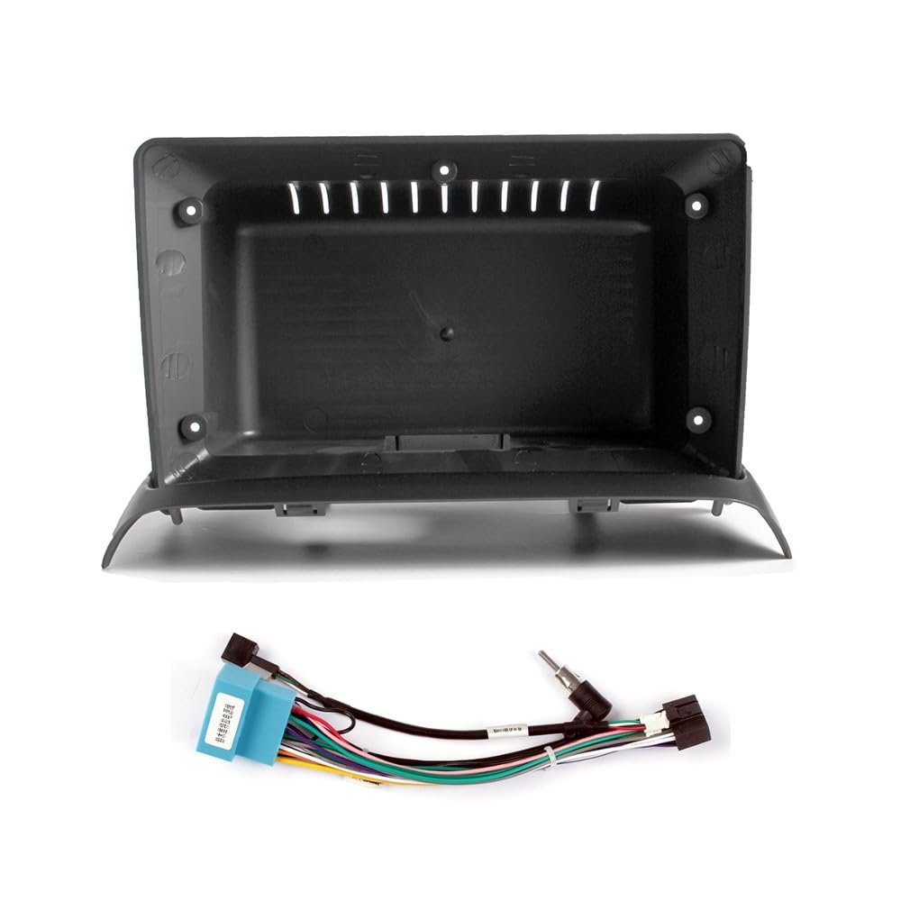 Car Stereo Navigation 9" Android Radio Mounting Frame Mask Bracket with Wiring Harness Specific Designed for Suzuki SOLIO 2002 2003 2004 2005 2006 2007 2008