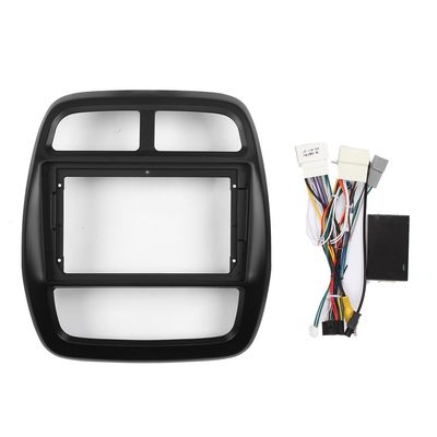 Car Stereo Navigation 9" Android Radio Mounting Frame Mask Bracket with Wiring Harness Specific Designed for Renault Kwid 2015 2016 2017 2018 2019