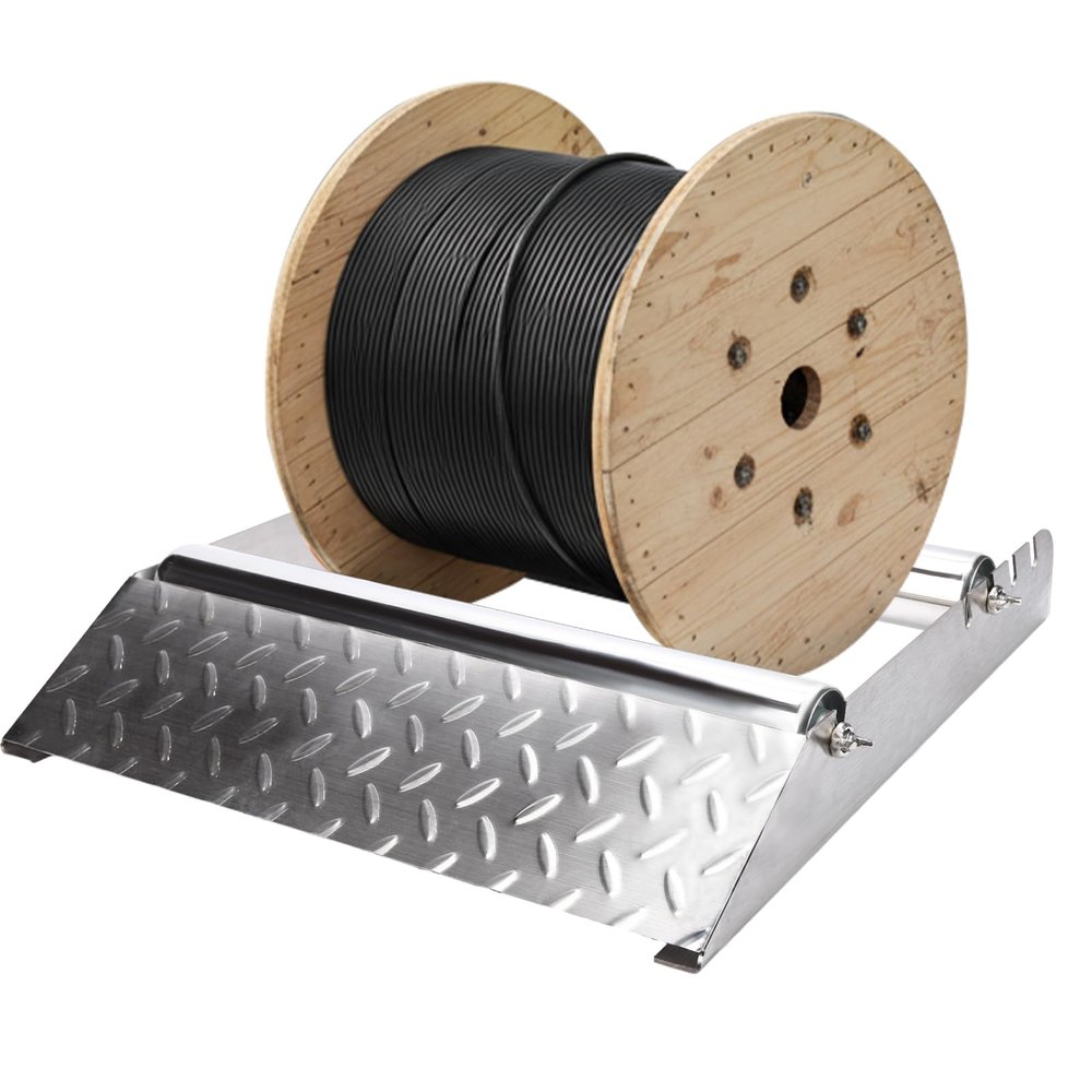 304 stainless steel Heavy Duty Cable RollerCable Roller StandHeavy Duty Cable Reel DispenserCommercial Industrial Grade Steel Wire Dispenser