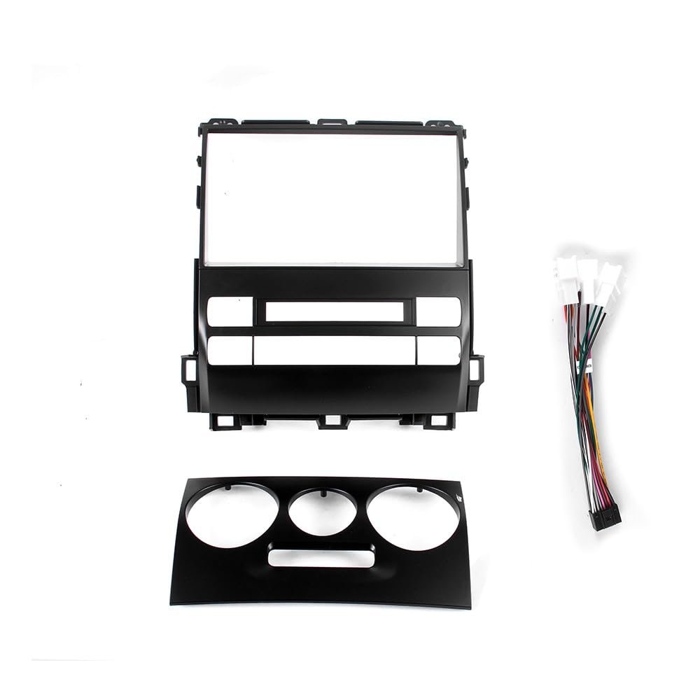 Car Stereo Navigation 9" Android Radio Mounting Frame Mask Bracket with Wiring Harness Specific Designed for Toyota Prado 2003 2004 2005 2006 2007 2008 2009