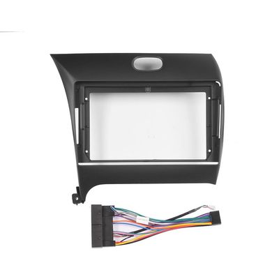 9" Car Stereo Navigation FM Radio Mounting Frame Bracket with Wiring Harness Compatible with Kia Forte 2014 2015 2016 2017 2018