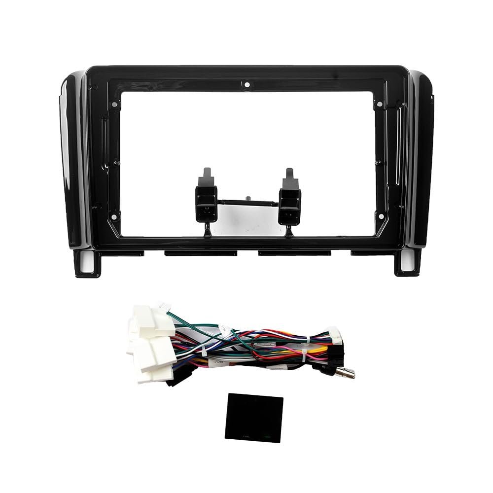 9" Car Stereo Navigation FM Radio Mounting Frame Bracket with Wiring Harness Compatible with Nissan Serena C26 2010 2011 2012 2013 2014 2015 2016 RHD
