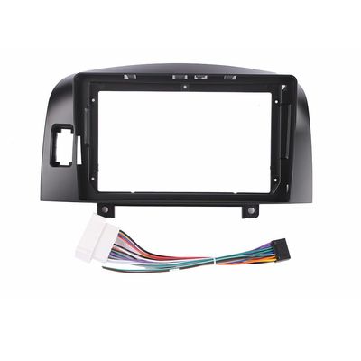9" Car Stereo Navigation FM Radio Mounting Frame Bracket with Wiring Harness Compatible with Hyundai Sonata 2004 2005 2006 2007 2008 2009