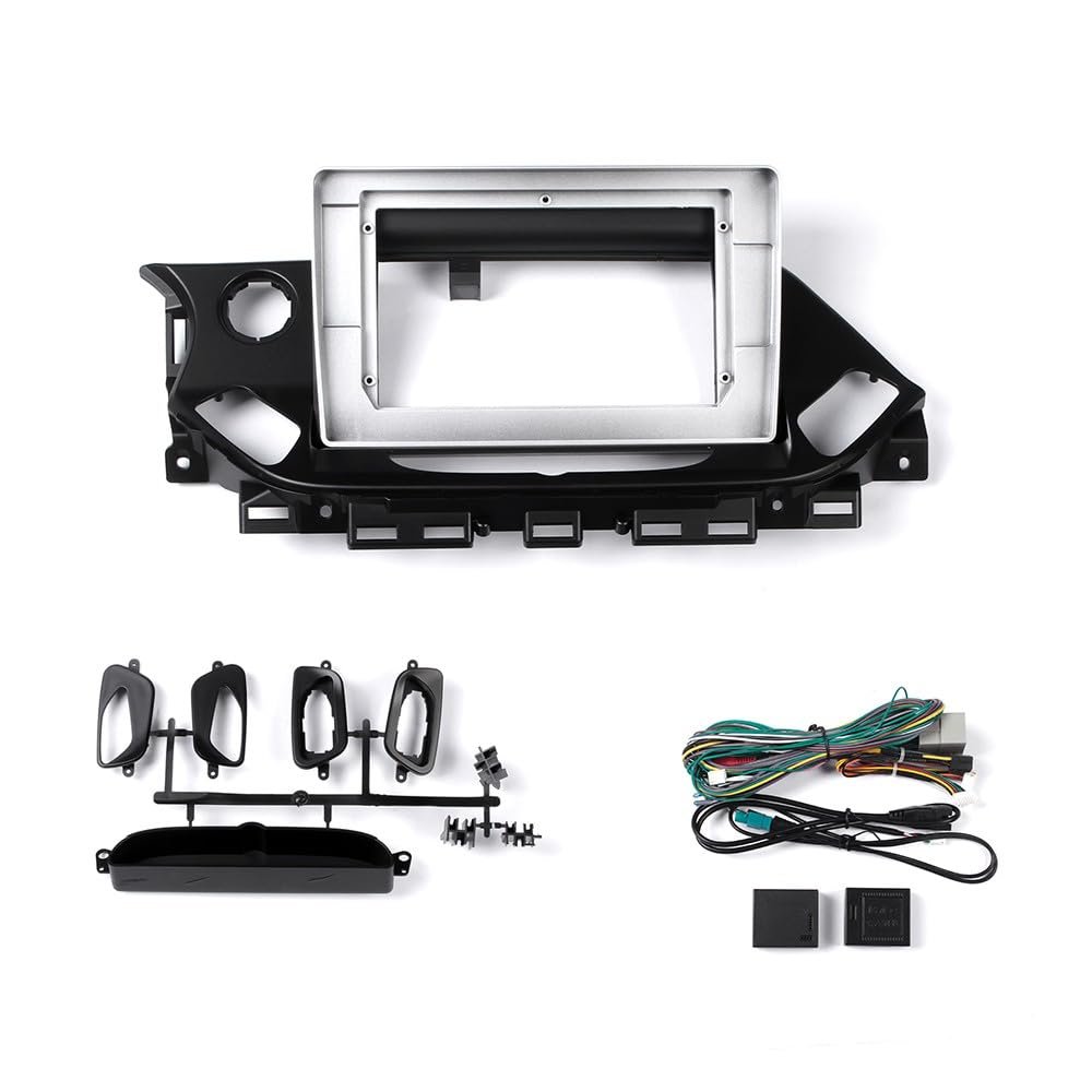 Car Stereo Navigation 10" Android Radio Mounting Frame Mask Bracket with Wiring Harness Specific Designed for Chevrolet Blazer 2020