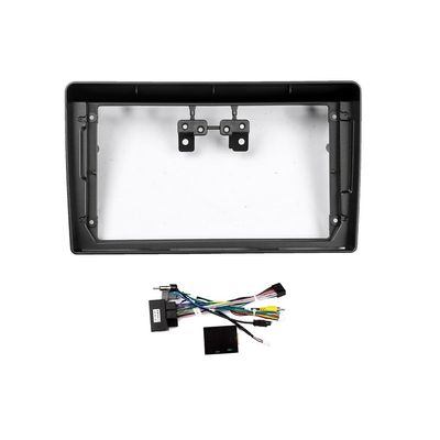 Car Stereo Navigation 9" Android Radio Mounting Frame Mask Bracket with Wiring Harness Specific Designed for Peugeot 407 2004 2005 2006 2007 2008