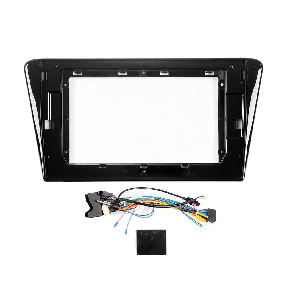 9" Car Stereo Navigation FM Radio Mounting Frame Bracket with Wiring Harness Compatible with Peugeot 408 2014 2015 2016 2017 2018 2019