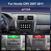 QLED Radio for Honda CR-V CRV 2007 2008 2009 2010 2011 Upgrade,Touch Screen Stereo Replacement,Wireless carplay Android auto,4G LTE Network,Support SWC, Free Backup Camera view 2