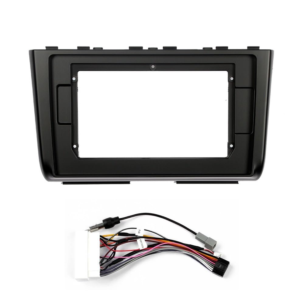 Car Stereo Navigation 10" Android Radio Mounting Frame Mask Bracket with Wiring Harness Specific Designed for Hyundai Ix25 / Creta 2020 LHD