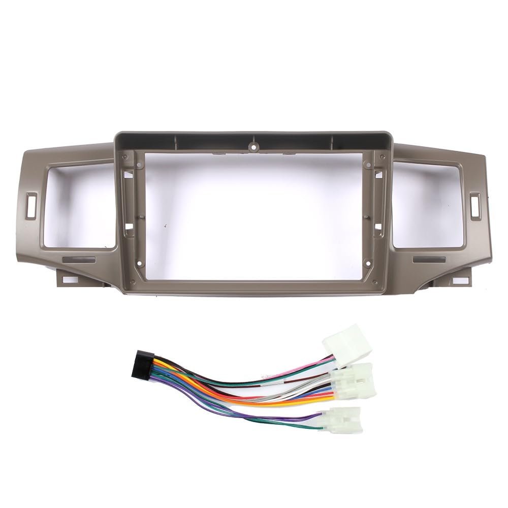 9" Car Stereo Navigation FM Radio Mounting Frame Bracket with Wiring Harness Compatible with Toyota Corolla 2006 RHD
