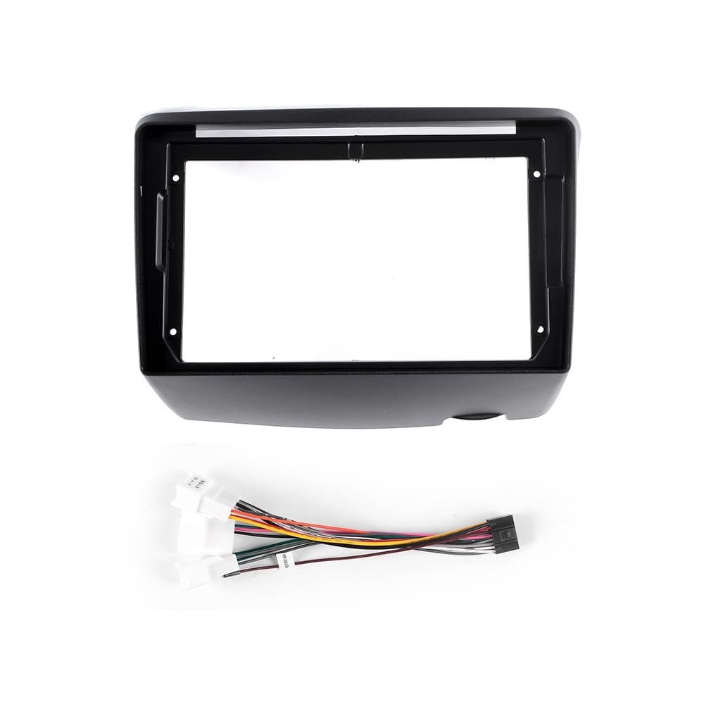 Car Stereo Navigation 9" Android Radio Mounting Frame Mask Bracket with Wiring Harness Specific Designed for Toyota Vitz/Yaris/Echo 1999 2000 2001 2002 2003 2004 2005