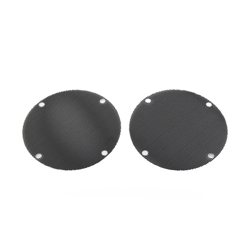 2 PCS Motorcycle Rear Mesh Speaker Grill Covers For Harley-Davidson Touring Electra Glide 96-13 FLHT Accessories(Black)