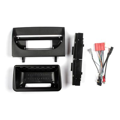 Car Stereo Navigation 9" Android Radio Mounting Frame Mask Bracket with Wiring Harness Specific Designed for Mazda 2 CX-3 2021 UV Black