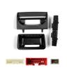 Car Stereo Navigation 9" Android Radio Mounting Frame Mask Bracket with Wiring Harness Specific Designed for Mazda 2 CX-3 2021 UV Black view 2