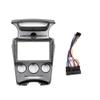 Car Stereo Navigation 9" Android Radio Mounting Frame Mask Bracket with Wiring Harness Specific Designed for Kia Carens 2007 2008 2009 2010 2011 MT view 1