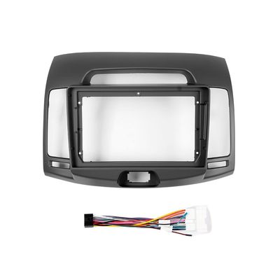 9" Car Stereo Navigation FM Radio Mounting Frame Bracket with Wiring Harness Compatible with Hyundai Elantra celesta 2006 2007 2008 2009 2010 2011 Korea Version