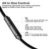 MAS CARNEY USB C Headphones Wired TH7,Type C Earbuds with Mic,USBC Earphones Compatible with Apple iPhone 15 16 17 iPad Pro, Samsung Galaxy S26 S25 A53,Google Pixel,PS4 view 3