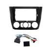 Car Stereo Navigation 9" Android Radio Mounting Frame Mask Bracket with Wiring Harness Specific Designed for BMW 1 Series 2008 2009 2010 2011 2012 Low view 1
