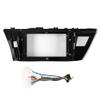 Car Stereo Navigation 10" Android Radio Mounting Frame Mask Bracket with Wiring Harness Specific Designed for Toyota Corolla 2013 2014 2015 2016 LHD view 1