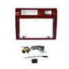 Car Stereo Navigation 9" Android Radio Mounting Frame Mask Bracket with Wiring Harness Specific Designed for Toyota Land Cruiser LC76 2015 2016 2017 2018 2019 2020 2021 LHD view 1