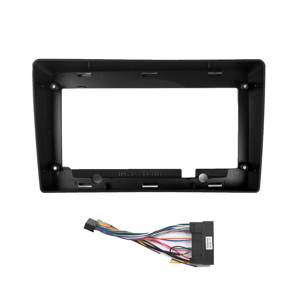 Car Stereo Navigation 9" Android Radio Mounting Frame Mask Bracket with Wiring Harness Specific Designed for Hyundai H1 2010 2011 2012 2013 2014 2015 2016 2017 2018 MT