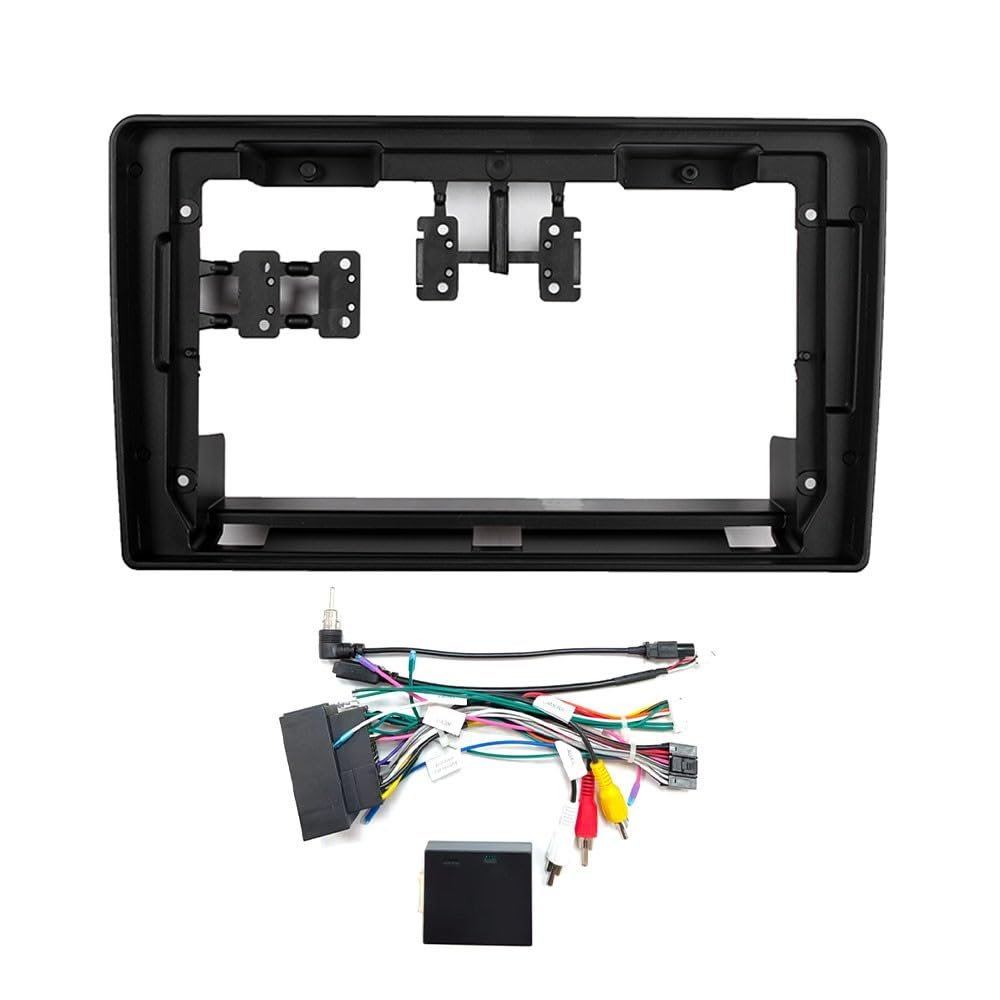 9" Car Stereo Navigation FM Radio Mounting Frame Bracket with Wiring Harness Compatible with Fiat Ducato 2006 2007 2008 2009 2010 2011 2012 2013 2014 2015 2016