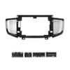 Car Stereo Navigation 10" Android Radio Mounting Frame Mask Bracket with Wiring Harness Specific Designed for Honda Pilot 2016 2017 2018 2019 2020 2021 UV Black view 2