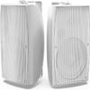 Herdio 8 Inch 600W Outdoor Speakers Passive Waterproof Wired with Powerful Bass, Wall Mount Durable Loud Sound System | Ideal for Large Spaces: Commercial Areas, Spacious Backyards, Auditorium (White) view 1