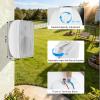 Herdio 8 Inch 600W Outdoor Speakers Passive Waterproof Wired with Powerful Bass, Wall Mount Durable Loud Sound System | Ideal for Large Spaces: Commercial Areas, Spacious Backyards, Auditorium (White) view 4