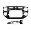 9" Car Stereo Navigation FM Radio Mounting Frame Bracket with Wiring Harness Compatible with VW Tiguan 2010 2011 2012 2013 2014 2015 2016 2017 2018 2019 2020 2021 view 1