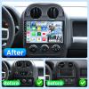 8core 4+64 Car Radio for Jeep Patriot Compass 2010-2016: 10.1 inch Android 13 Touch Screen Stereo CarPlay Android Auto Bluetooth 5GWiFi AM FM RDS SWC 1080P AHD Backup Camera view 2