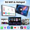 8core 4+64 Car Radio for Jeep Patriot Compass 2010-2016: 10.1 inch Android 13 Touch Screen Stereo CarPlay Android Auto Bluetooth 5GWiFi AM FM RDS SWC 1080P AHD Backup Camera view 4