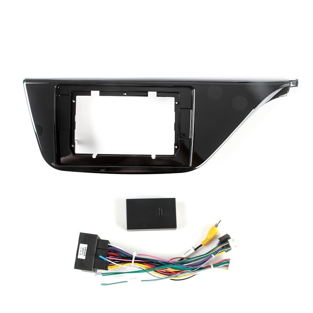 Car Stereo Navigation 10" Android Radio Mounting Frame Mask Bracket with Wiring Harness Specific Designed for Ford Territory 2019