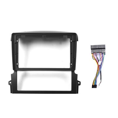 Car Stereo Navigation 9" Android Radio Mounting Frame Mask Bracket with Wiring Harness Specific Designed for Kia Sorento 2004 2005 2006 2007 2008