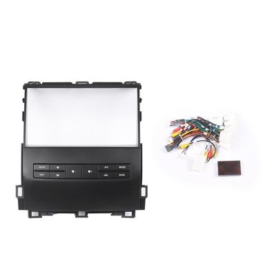 9" Car Stereo Navigation FM Radio Mounting Frame Bracket with Wiring Harness Compatible with Toyota Prado 2002 2003 2004 Lexus LX470 high Lexus GX470
