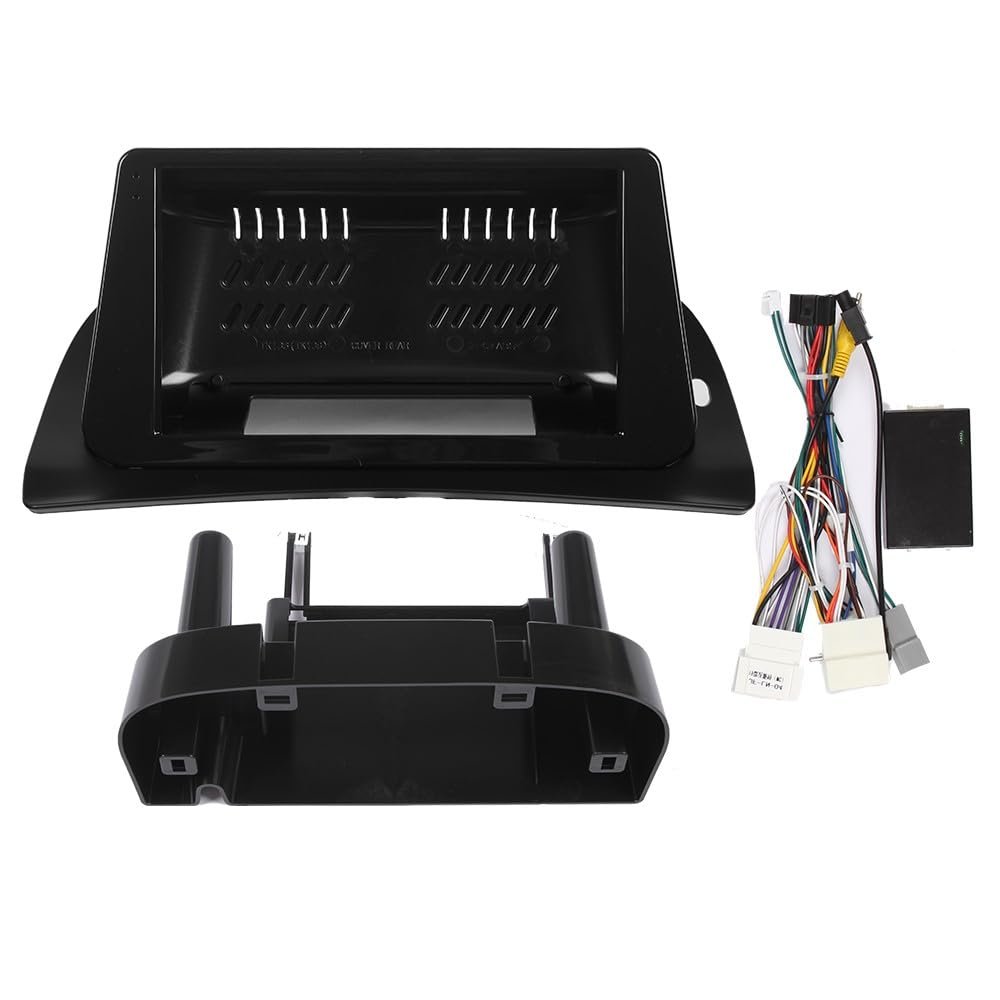 Car Stereo Navigation 9" Android Radio Mounting Frame Mask Bracket with Wiring Harness Specific Designed for Renault Kangoo 2015 2016 2017 2018 LHD