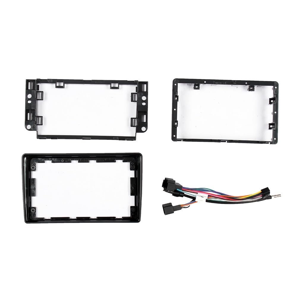 Car Stereo Navigation 9" Android Radio Mounting Frame Mask Bracket with Wiring Harness Specific Designed for Chevrolet Captiva 2006 2007 2008 2009 2010 2011