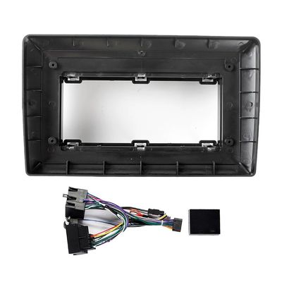 10.1" Car Stereo Navigation FM Radio Mounting Frame Bracket with Wiring Harness Compatible with Vw TOURAN/Passat/Golf/TIGUAN/ T5 2009