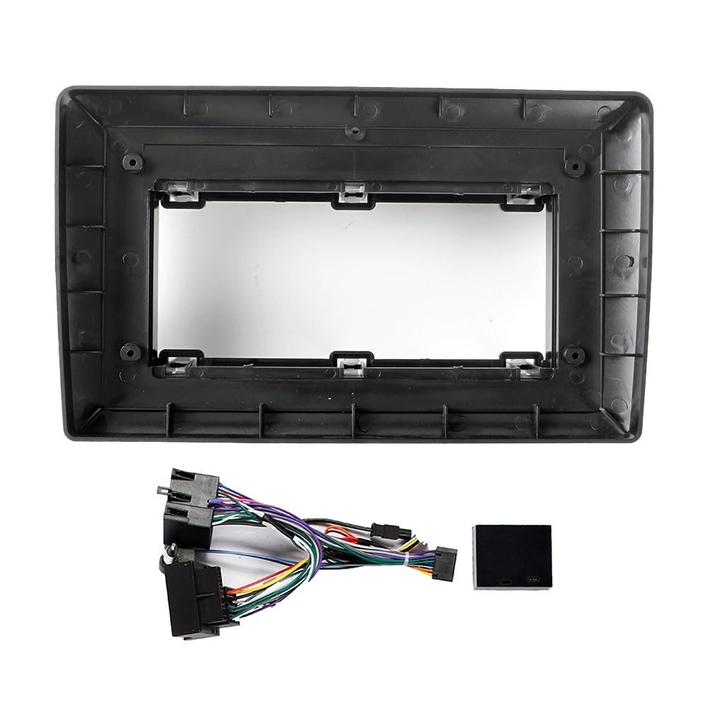 10.1" Car Stereo Navigation FM Radio Mounting Frame Bracket with Wiring Harness Compatible with Vw TOURAN/Passat/Golf/TIGUAN/ T5 2009