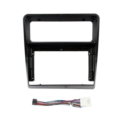 Car Stereo Navigation 9" Android Radio Mounting Frame Mask Bracket with Wiring Harness Specific Designed for Mitsubishi Pajero 1991 1992 1993 1994 1995 1996 1997 1998 1999